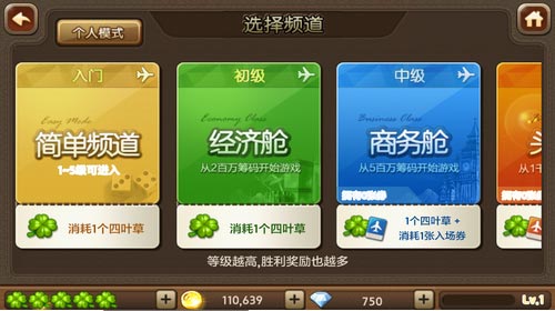 天天富翁频道系统介绍