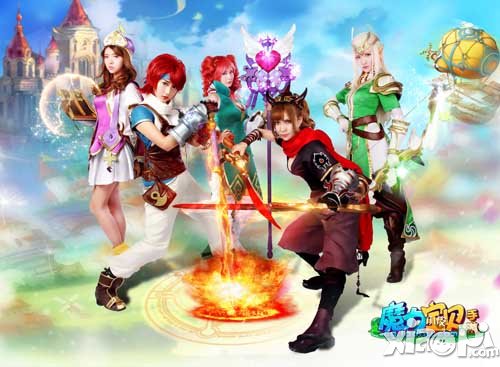 魔力宝贝手游少女团亮相