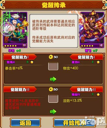 放开那三国觉醒传承介绍 觉醒传承解析