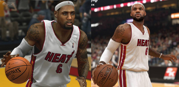 《NBA2K14》PS4和PS3画面对比 次世代就是不一样