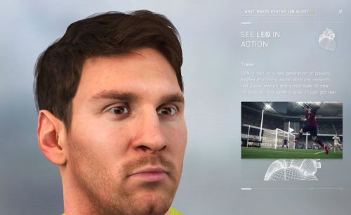 《FIFA14》次世代梅西预告 全球首个等比例化身