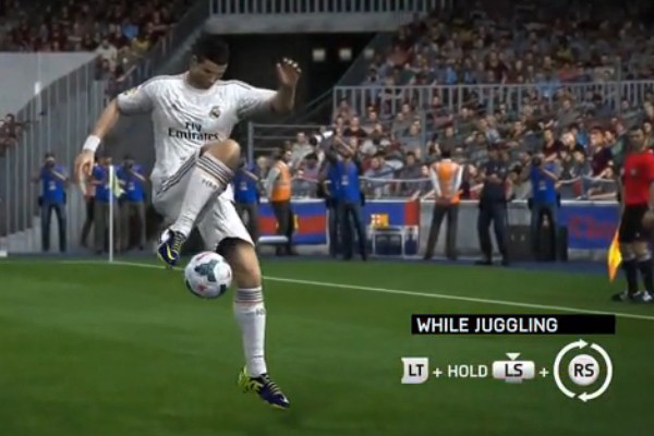 FIFA14花式足球教学视频攻略 动作美如画