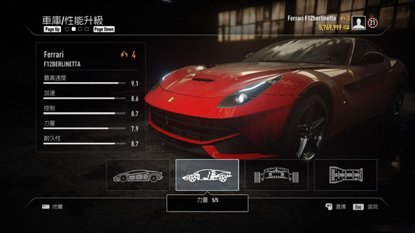 极品飞车18宿敌所有车辆改造的最终数值详解