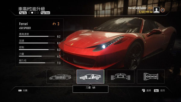 极品飞车18宿敌所有车辆改造的最终数值详解