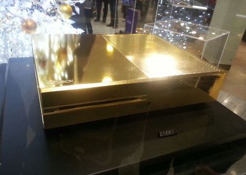 颤抖吧！黄金版Xbox One亮相 真土豪的玩具