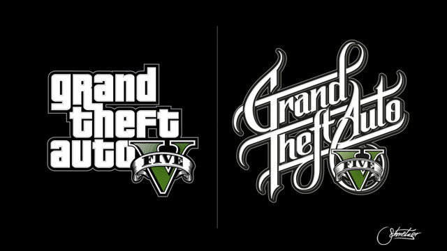 已经过时了？瑞典设计师重新打造GTA5名称logo