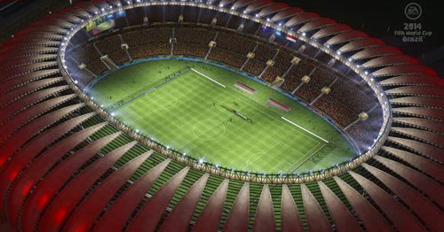 《FIFA2014巴西世界杯》首曝截图 华丽运动场曝光