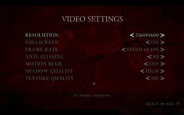 生化危机4终极HD版画面怎么设置 画面设置中英介绍