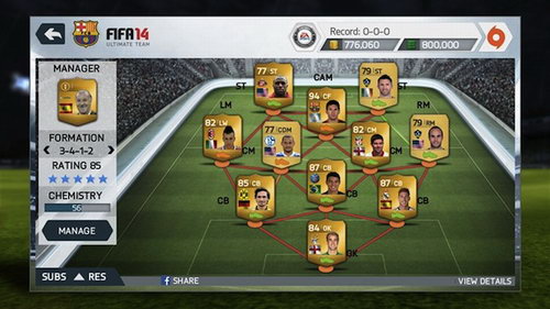 《FIFA14》Win8版已登陆Windows Store商店