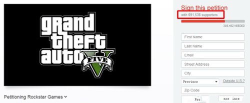 继续等待 《侠盗飞车5(GTA5)》PC版请愿人数逼近70万
