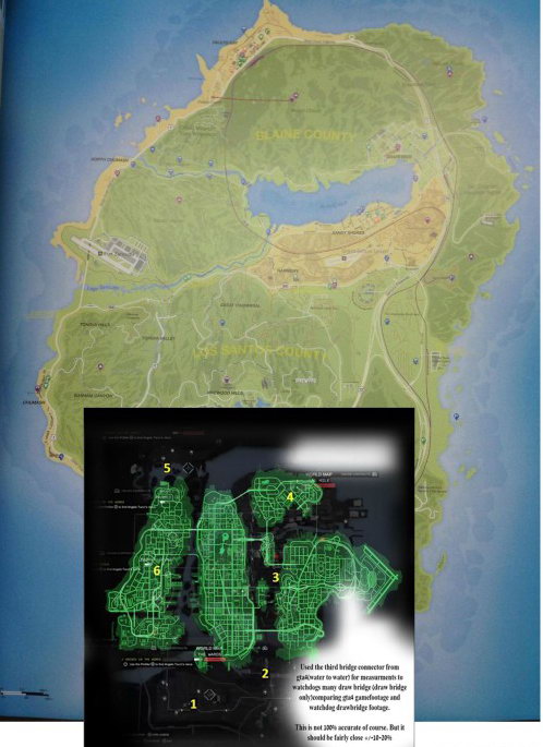 《看门狗》游戏地图公开 还没GTA5地图一半大