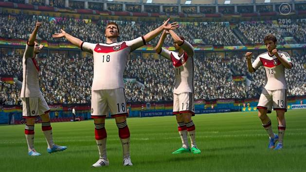 EA公布《FIFA14》世界杯模拟赛 德国战胜巴西夺冠