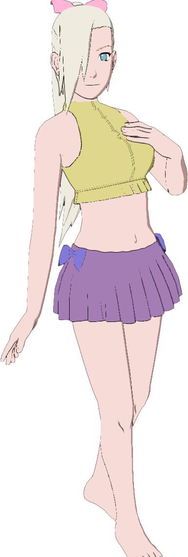 《火影忍者：究极风暴-革命》预购福利 夏日女孩服装