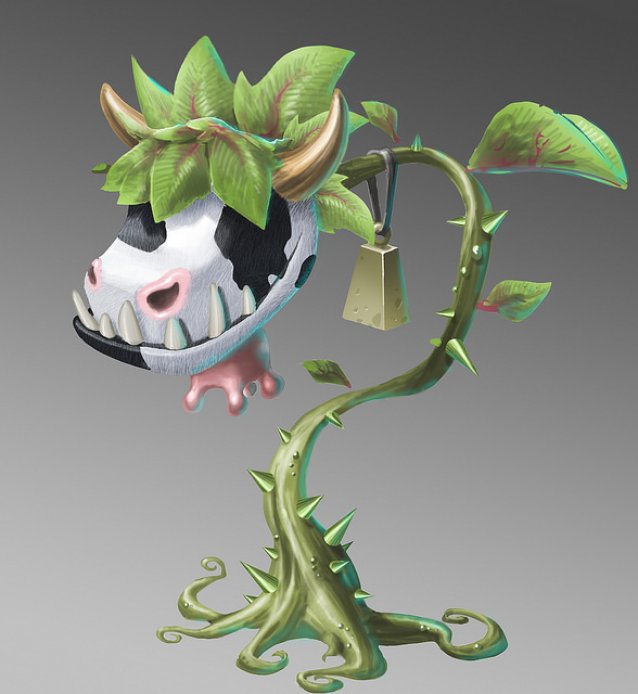 《模拟人生4》新植物“奶牛花”图赏 熊孩子可学技能