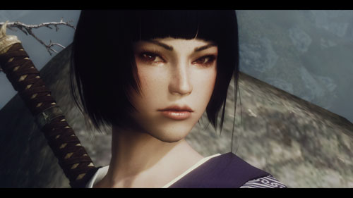 《上古卷轴5：天际》Mod美图欣赏 东瀛女武者魅力十足