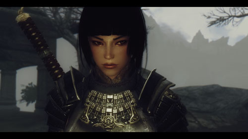 《上古卷轴5：天际》Mod美图欣赏 东瀛女武者魅力十足