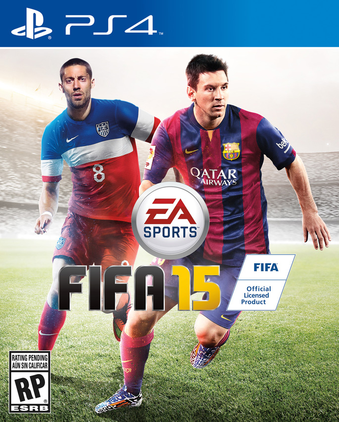 北美版《FIFA15》游戏封面 美国队长也来凑热闹