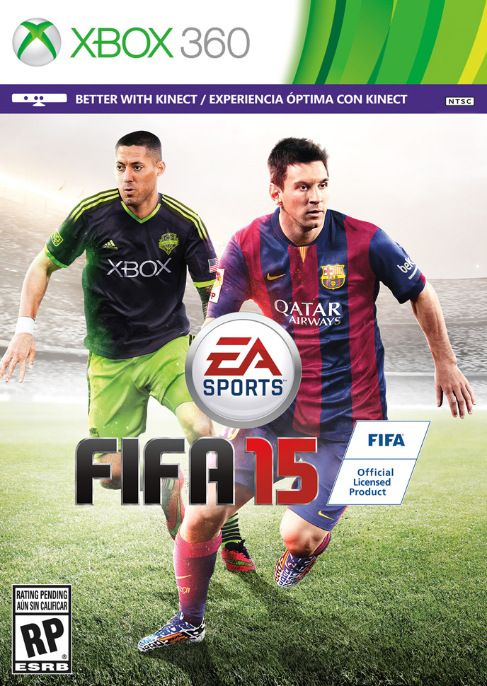 北美版《FIFA15》游戏封面 美国队长也来凑热闹