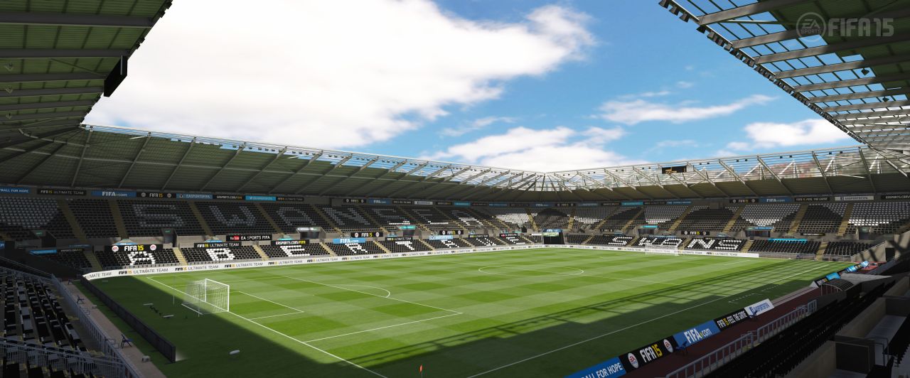 《FIFA15》最新游戏截图 看看游戏球员与真人的差别