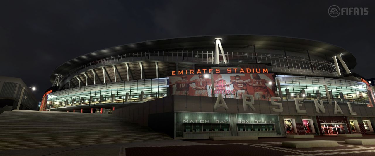 《FIFA15》最新游戏截图 看看游戏球员与真人的差别