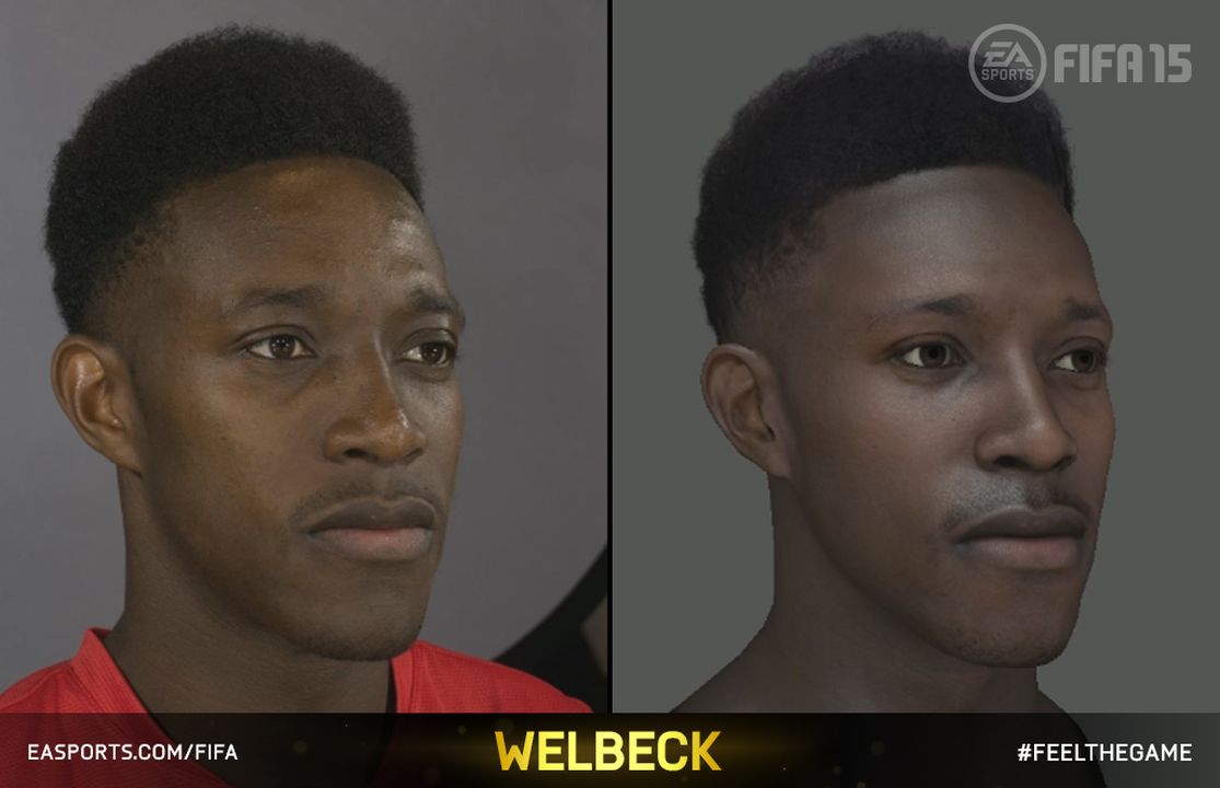 《FIFA15》最新游戏截图 看看游戏球员与真人的差别