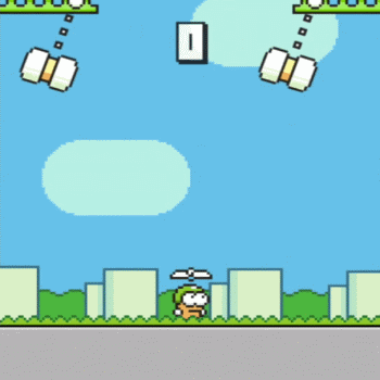 《flappy bird》作者新作《swing copters》正式上线