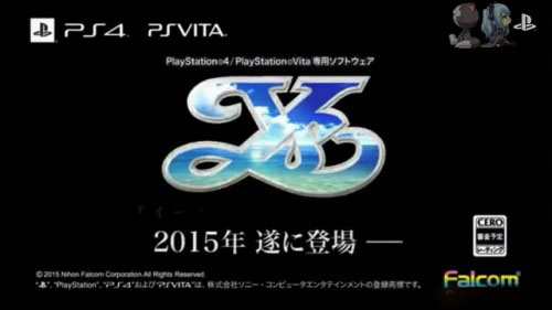 《伊苏》系列新作公开 预计于明年登陆PSV与PS4平台