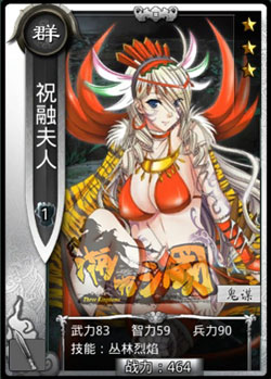 啪啪三国祝融夫人图鉴