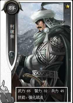 啪啪三国邢道荣技能表