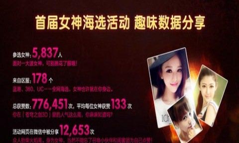 苍穹之剑寻觅苍穹女神海选活动