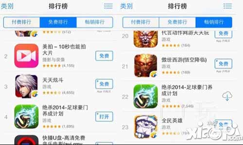 绝杀2014荣登AppStore免费榜第四