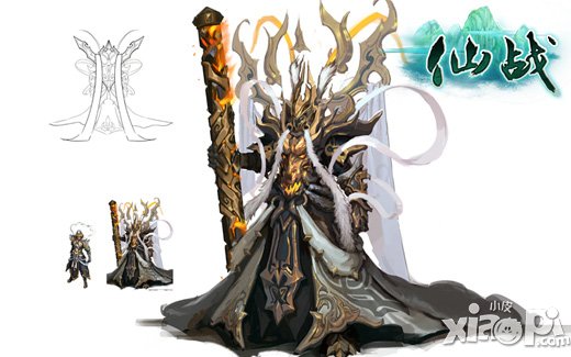 仙战暗黑魔皇套装曝光 激发潜藏的魔性