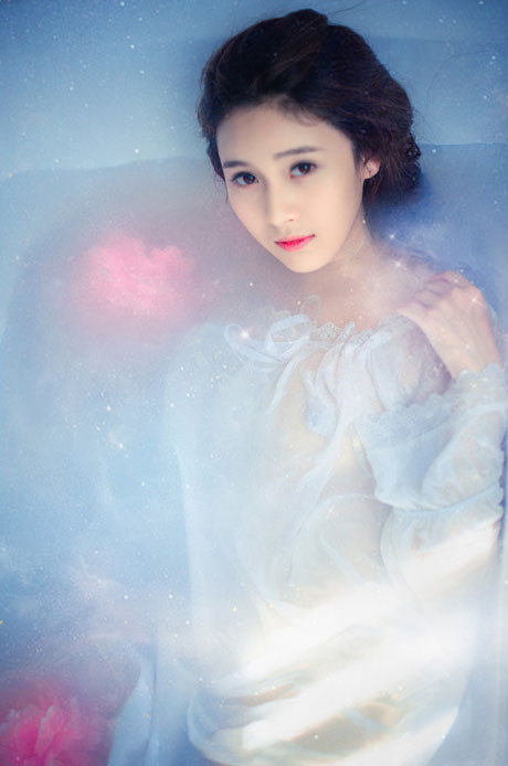 绝美气质女神浴缸湿身写真(6)