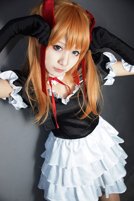 《EVA》明日香女仆装COS(2)