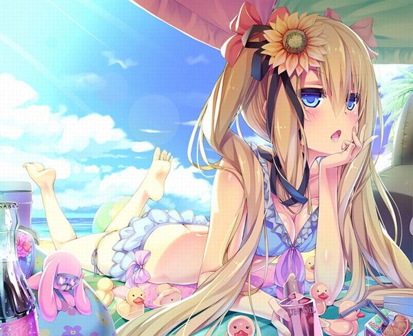 二次元刘海美少女美图集(4)