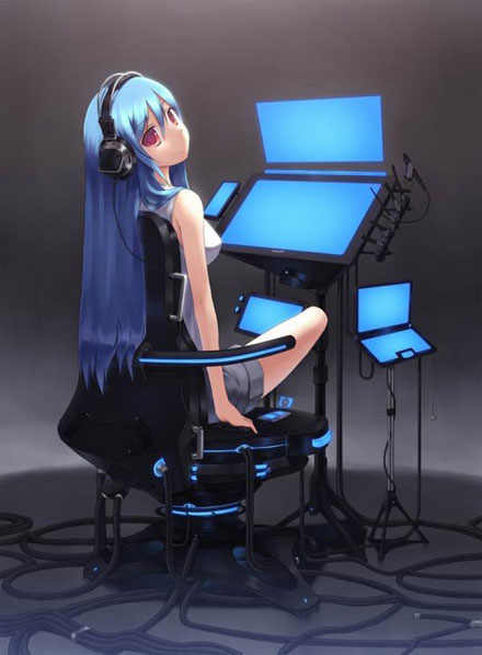 海量二次元耳机少女美图赏析(3)