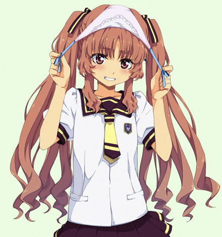 二次元头顶胖次美少女图赏(10)