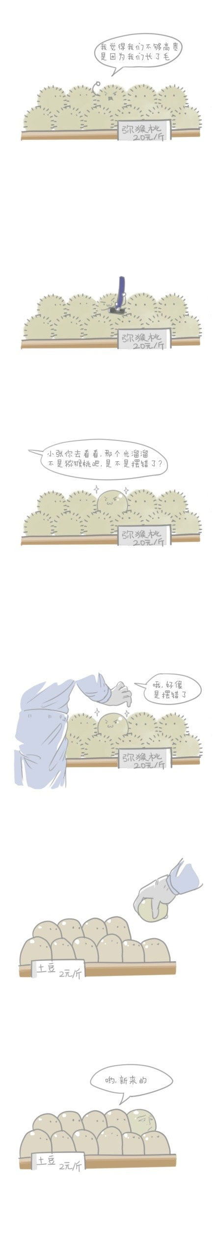 微博趣图 超市蔬果脑洞漫画(3)