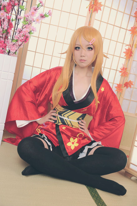 《俺妹》高坂桐乃和服COS(7)