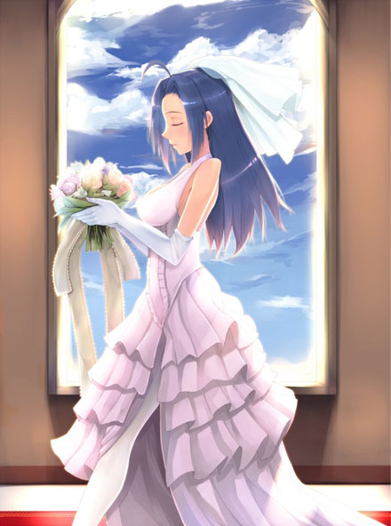 二次元婚纱美少女图集2(19)