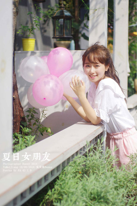 邻家女孩谭湘君清新甜美写真(12)