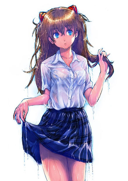 二次元湿身美少女美图赏(22)