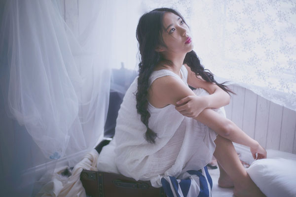 森系美女唯美复古私房写真(10)