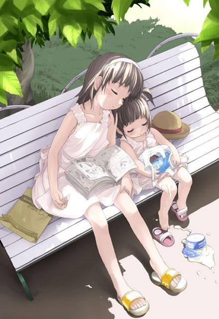 二次元白色连衣裙美少女图赏(6)