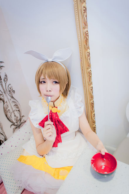 《LoveLive》小泉花阳吃货COS(8)