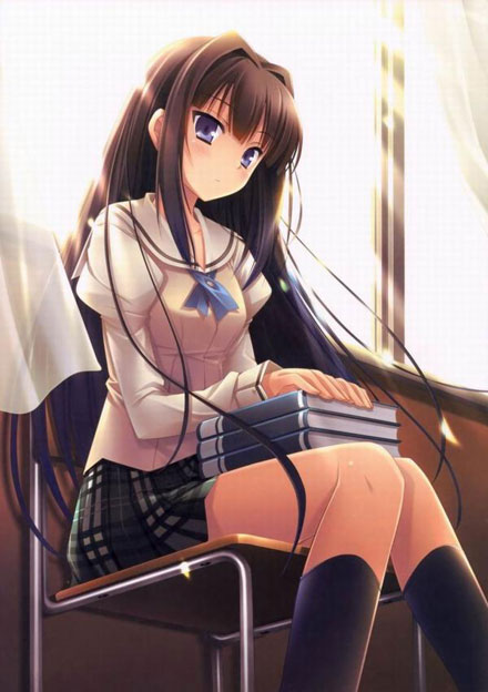 二次元水手服萌妹子美图2(7)