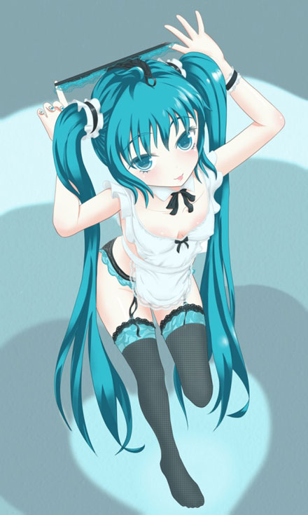 二次元头顶胖次美少女图赏(5)
