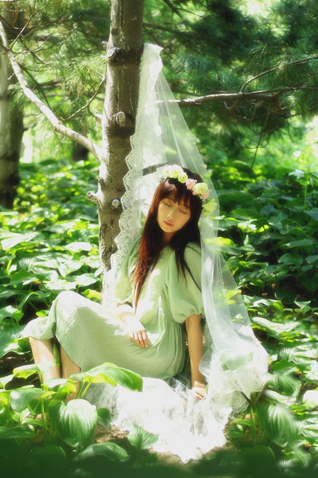 小清新美女谭湘君户外唯美写真(11)
