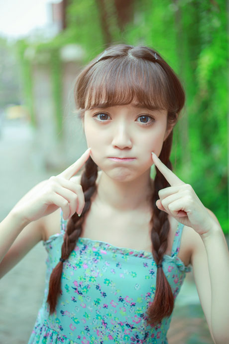 清新文艺美女夏日写真(6)