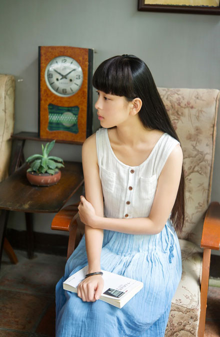 清新森系美女文艺复古写真(5)